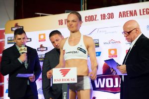 Oficjalne ważenie przed Wojak Boxing Night w Legionowie