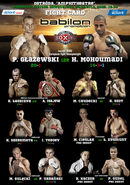 FightCard Ostróda 2013